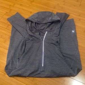 Men’s Medium Grey/Purple Lululemon Hooded Sweatshirt